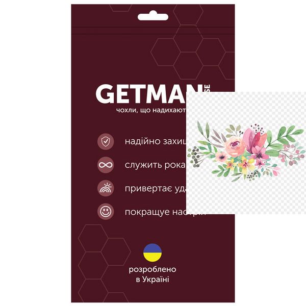 TPU чохол GETMAN Ease logo посилені кути для Samsung Galaxy M51 39607 фото