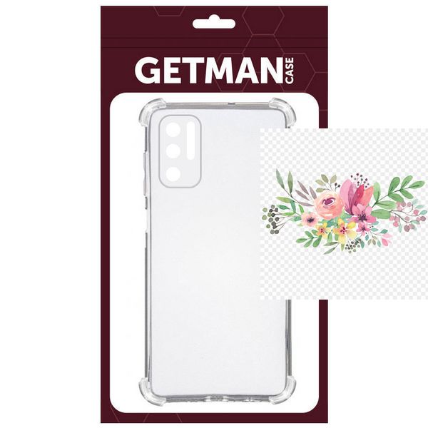 TPU чохол GETMAN Ease logo посилені кути для Xiaomi Redmi Note 10 5G / Poco M3 Pro 48345 фото