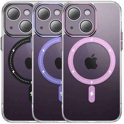 Чохол TPU+PC Colorful with MagSafe для Apple iPhone 14 (6.1") 65146 фото
