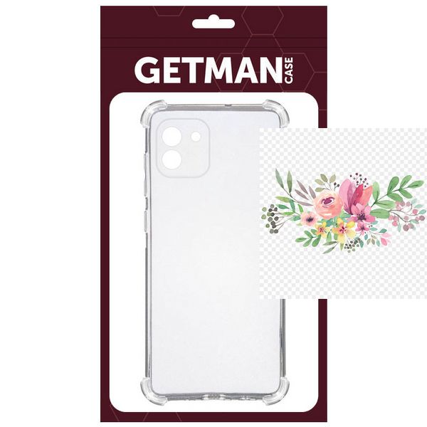 TPU чохол GETMAN Ease logo посилені кути для Samsung Galaxy A03 55641 фото