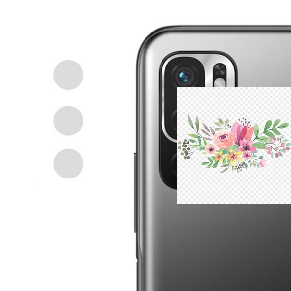 Гнучке захисне скло 0.18mm на камеру (тех.пак) для Xiaomi Redmi Note 10 5G / Poco M3 Pro 48360 фото
