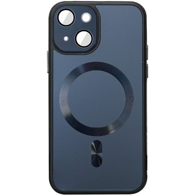 Чохол TPU+Glass Sapphire Midnight with MagSafe для Apple iPhone 15 Plus (6.7") 66640 фото