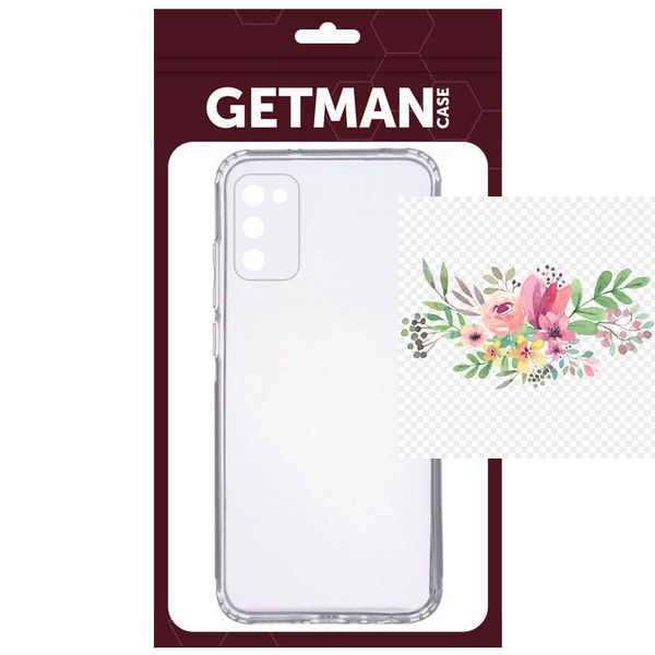 TPU чохол GETMAN Clear 1,0 mm для Samsung Galaxy A02s 42315 фото