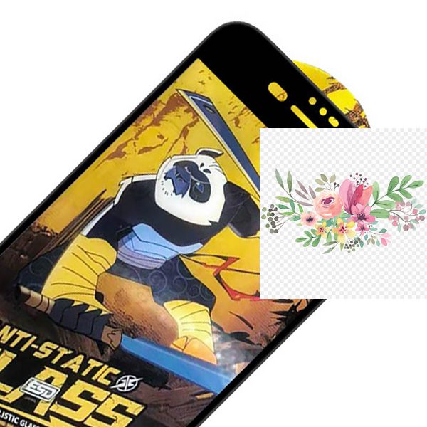 Захисне скло 5D Anti-static Panda (тех.пак) для Apple iPhone 7 plus / 8 plus (5.5") 64748 фото