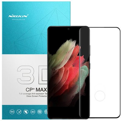 Захисне скло Nillkin (CP+ max 3D) для Samsung Galaxy S21 Ultra 43247 фото