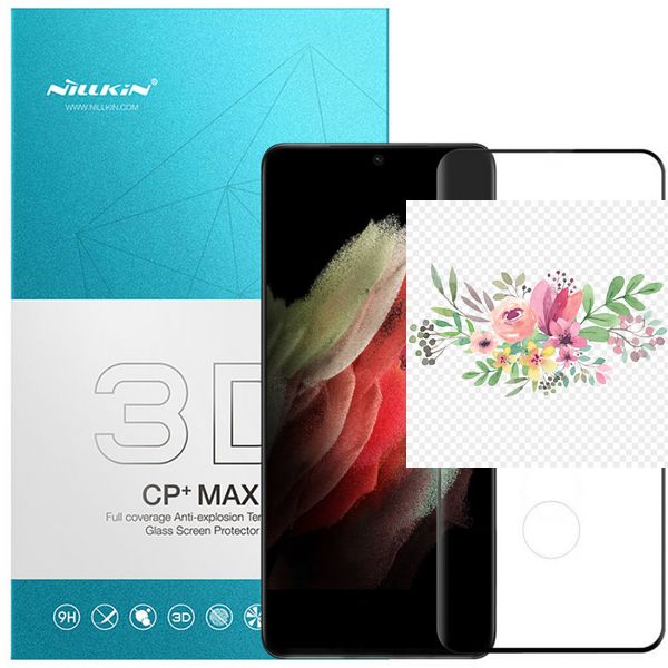 Захисне скло Nillkin (CP+ max 3D) для Samsung Galaxy S21 Ultra 43247 фото