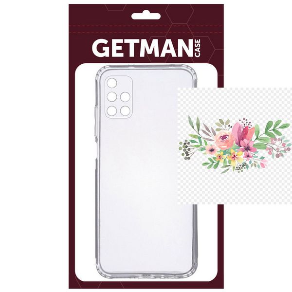 TPU чохол GETMAN Clear 1,0 mm для Samsung Galaxy M51 39978 фото
