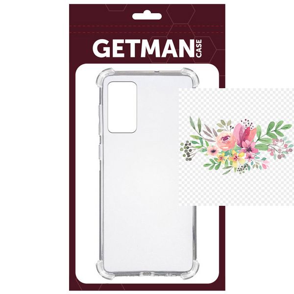 TPU чохол GETMAN Ease logo посилені кути для Samsung Galaxy Note 20 38853 фото