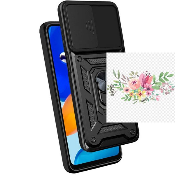 Ударостійкий чохол Camshield Serge Ring для Xiaomi Redmi Note 11 (Global) / Note 11S 53590 фото