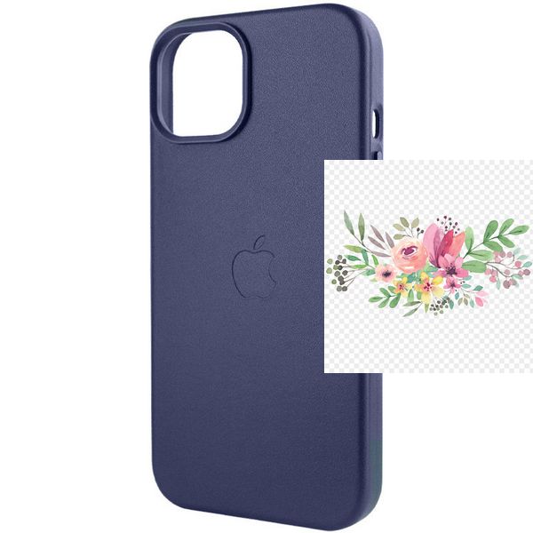 Шкіряний чохол Leather Case (AA) with MagSafe для Apple iPhone 14 Plus (6.7") 56592 фото