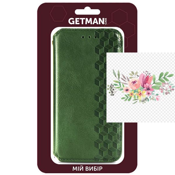 Шкіряний чохол книжка GETMAN Cubic (PU) для Xiaomi Redmi Note 10 / Note 10s 43331 фото