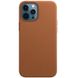 Шкіряний чохол Leather Case (AAA) with MagSafe and Animation для Apple iPhone 12 Pro / 12 (6.1") 44070 фото 2