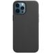 Шкіряний чохол Leather Case (AAA) with MagSafe and Animation для Apple iPhone 12 Pro / 12 (6.1") 44070 фото 4