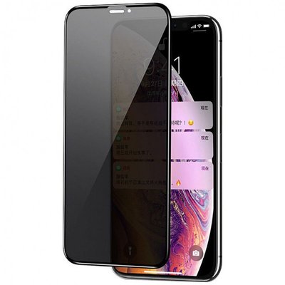 Захисне скло Privacy 5D Matte (full glue) (тех.пак) для Apple iPhone 11 Pro Max / XS Max (6.5") 40010 фото