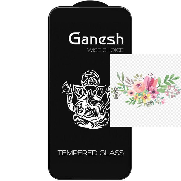 Захисне скло Ganesh (Full Cover) для Apple iPhone 15 Plus (6.7") 65491 фото