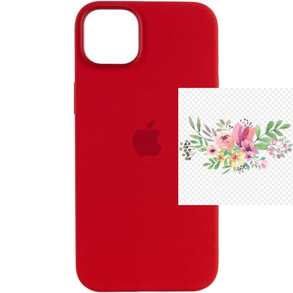 Чохол Silicone case (AAA) full with Magsafe для Apple iPhone 14 (6.1") 57029 фото