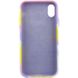 Чохол Silicone case full Aquarelle для Apple iPhone X / XS (5.8") 55027 фото 4