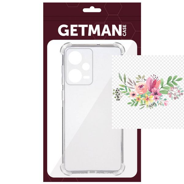 TPU чохол GETMAN Ease logo посилені кути для Xiaomi Redmi Note 12 Pro+ 5G 63117 фото