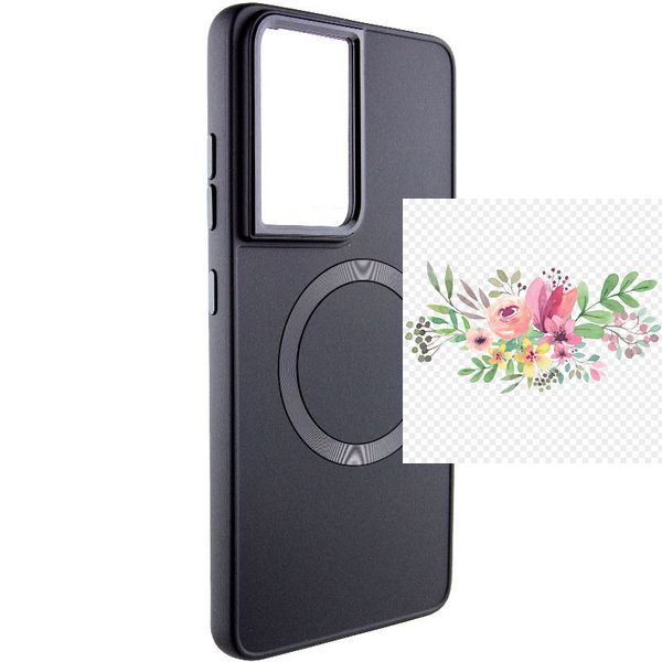 TPU чохол Bonbon Metal Style with MagSafe для Samsung Galaxy S21 Ultra 65780 фото