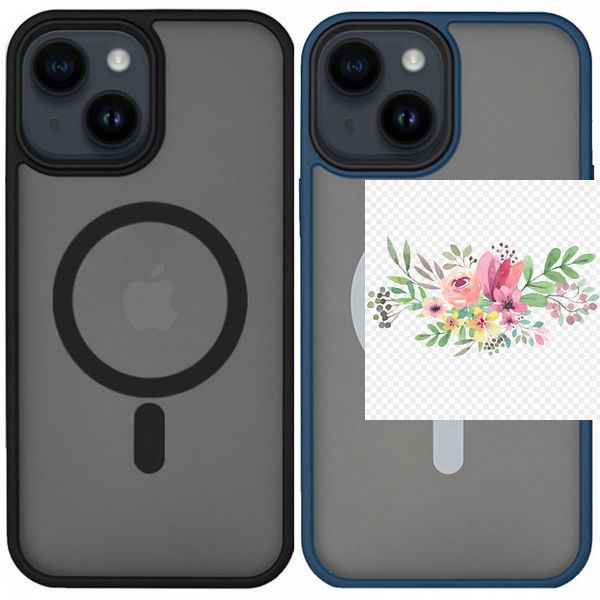 TPU+PC чохол Metal Buttons with MagSafe для Apple iPhone 14 Plus (6.7") 55540 фото