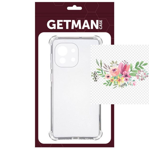 TPU чохол GETMAN Ease logo посилені кути для Xiaomi Mi 11 42299 фото