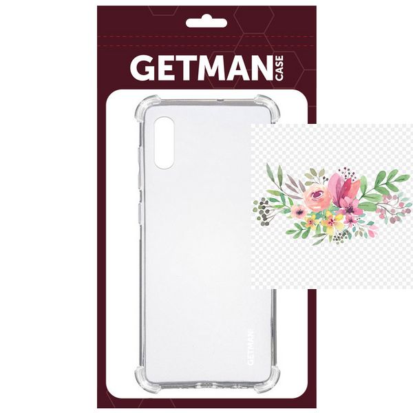 TPU чохол GETMAN Ease logo посилені кути для Samsung Galaxy A02 42930 фото