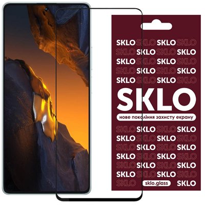 Захисне скло SKLO 3D (full glue) для Xiaomi Poco F5 Pro / Redmi K60 / K60 Pro 64961 фото