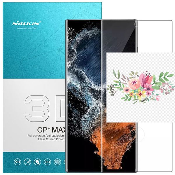 Захисне скло Nillkin (CP+ max 3D) для Samsung Galaxy S22 Ultra 53867 фото
