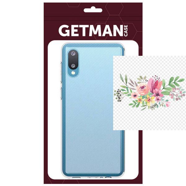 TPU чохол GETMAN Clear 1,0 mm для Samsung Galaxy A02 42933 фото