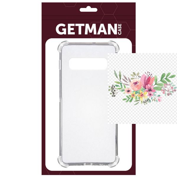 TPU чохол GETMAN Ease logo посилені кути для Samsung Galaxy S10 53090 фото