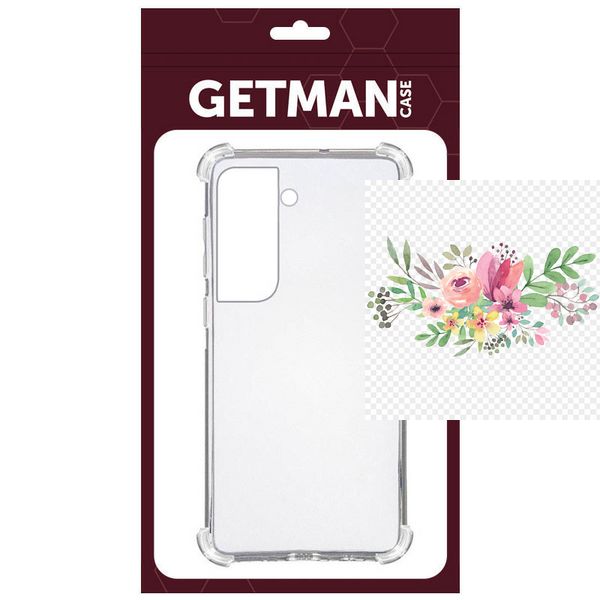 TPU чохол GETMAN Ease logo посилені кути для Samsung Galaxy S21+ 42306 фото