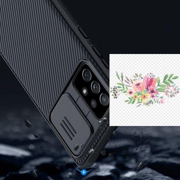 Карбонова накладка Nillkin Camshield (шторка на камеру) для Samsung Galaxy A72 4G / A72 5G 47154 фото