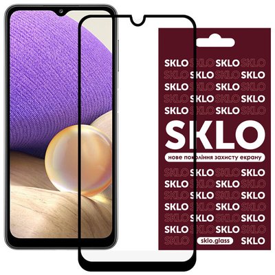 Захисне скло SKLO 3D (full glue) для Samsung Galaxy A22 4G / M32 48324 фото