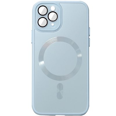 Чохол TPU+Glass Sapphire Midnight with MagSafe для Apple iPhone 14 Pro (6.1") 65450 фото