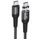 Дата кабель USAMS US-SJ466 U58 Type-C to Type-C 100W PD Fast Charge Magnetic Data Cable (1.5m) 39658 фото 1