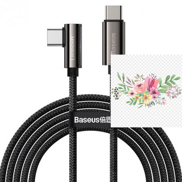 Дата кабель Baseus Legend Series Elbow Type-C to Type-C 100W (2m) (CATCS-A01) 63701 фото