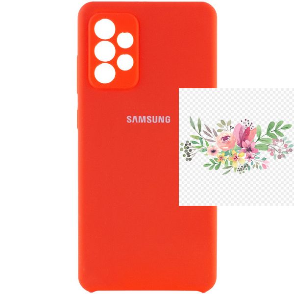 Чохол Silicone Cover Full Camera (AAA) для Samsung Galaxy A72 4G / A72 5G 47073 фото