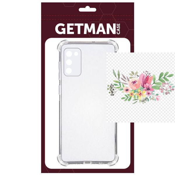 TPU чохол GETMAN Ease logo посилені кути для Samsung Galaxy A03s 49275 фото