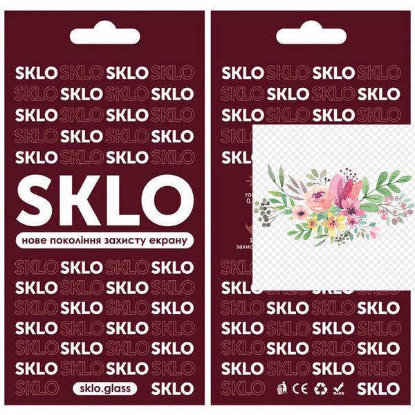 Захисне скло SKLO 3D (full glue) для Xiaomi Redmi 10C / Poco C40 / 12C 54376 фото