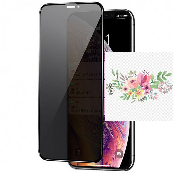 Захисне скло Privacy 5D (full glue) (тех.пак) для Apple iPhone 11 / XR (6.1") 37193 фото