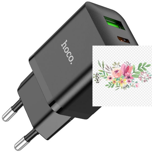 МЗП Hoco N28 Founder 20W Type-C + USB 62778 фото