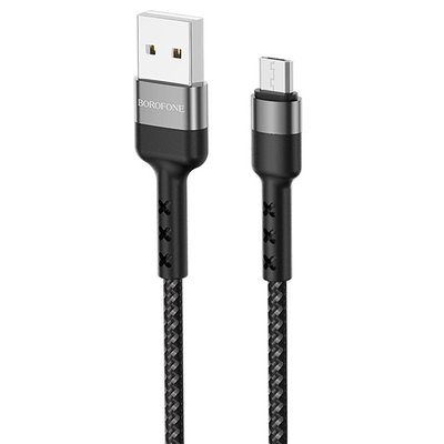 Дата кабель Borofone BX34 Advantage USB to MicroUSB (1m) 57019 фото