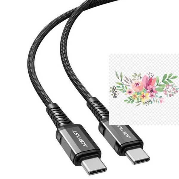 Дата кабель Acefast C1-09 USB-C to USB-C PD240W 40Gbps USB 4 aluminum alloy 66773 фото