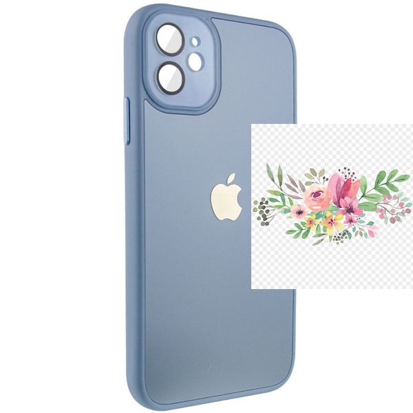 Чохол TPU+Glass Sapphire Midnight для Apple iPhone 12 (6.1") 64678 фото