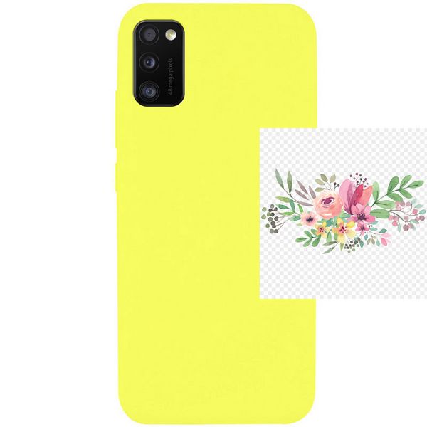Чохол Silicone Cover Full without Logo (A) для Samsung Galaxy A41 37379 фото