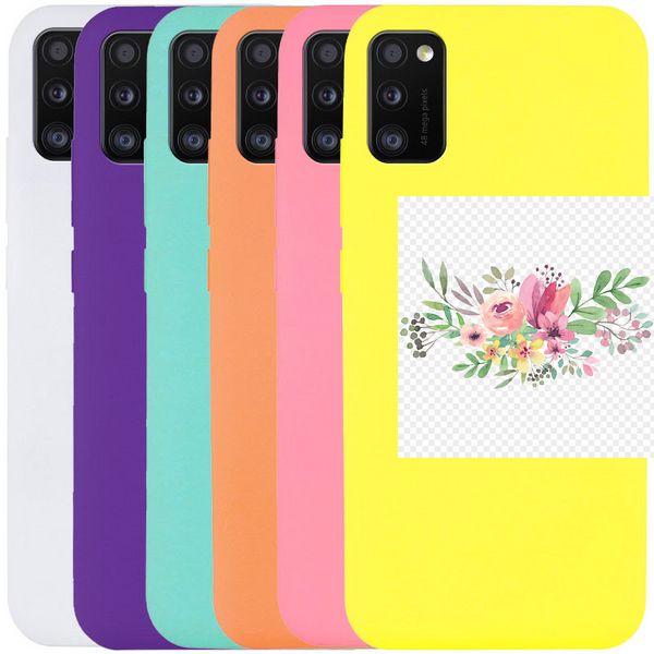 Чохол Silicone Cover Full without Logo (A) для Samsung Galaxy A41 37379 фото