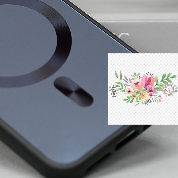 Чохол TPU+Glass Sapphire Midnight with MagSafe для Apple iPhone 12 (6.1") 65443 фото
