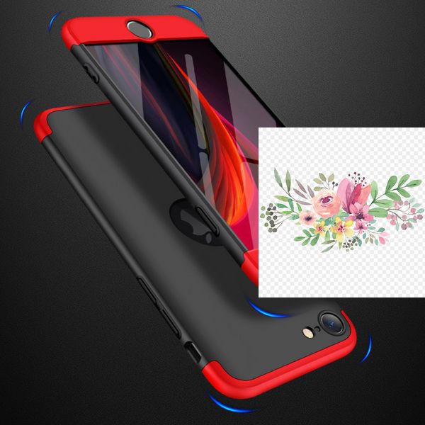 Пластикова накладка GKK LikGus 360 градусів (opp) з лого для Apple iPhone SE (2020) 53943 фото