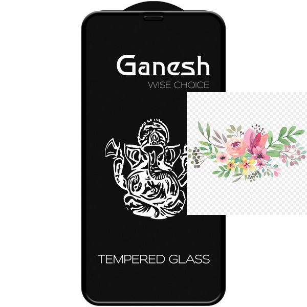 Захисне скло Ganesh (Full Cover) для Apple iPhone 11 / XR (6.1") 37444 фото