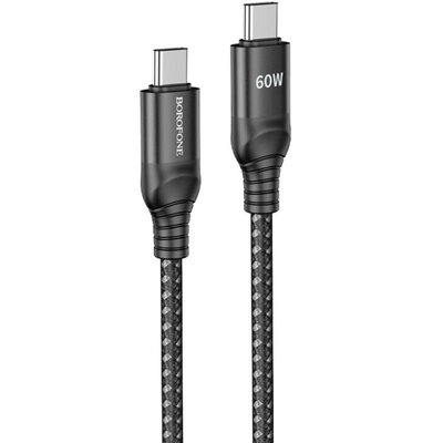 Дата кабель Borofone BX56 60W Type-C to Type-C (1.5m) 64370 фото